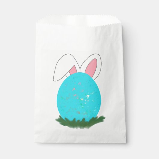 Den Hasenpfad hinunterhoppeln! Geschenktütchen (Vorderseite)