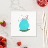 Den Hasenpfad hinunterhoppeln! Serviette (Beispiel)