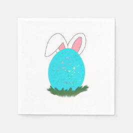 Den Hasenpfad hinunterhoppeln! Serviette