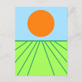 Den Hay drehen Postkarte