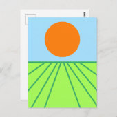 Den Hay drehen Postkarte (Vorne/Hinten)