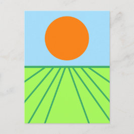 Den Hay drehen Postkarte