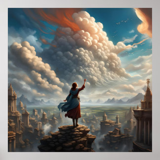 Den Himmel beschwören Poster