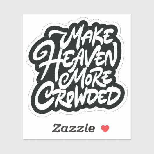 Den Himmel bevölkern Aufkleber (Blatt)