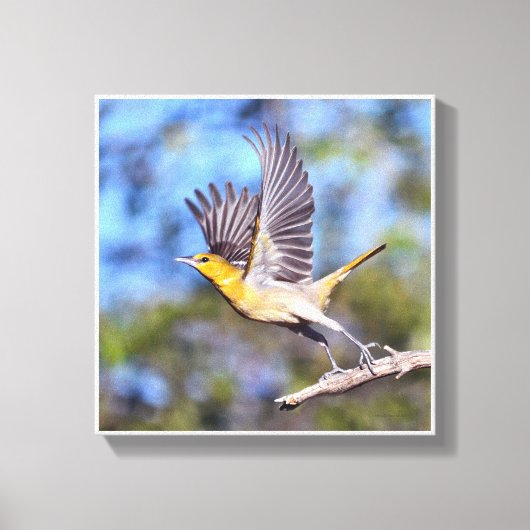 Den Himmel erreichen Leinwanddruck (Vorderseite)