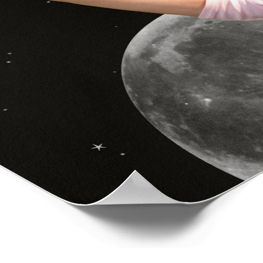 Den Himmel mit Sternen malen Poster (Ecke)