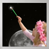 Den Himmel mit Sternen malen Poster (Vorne)