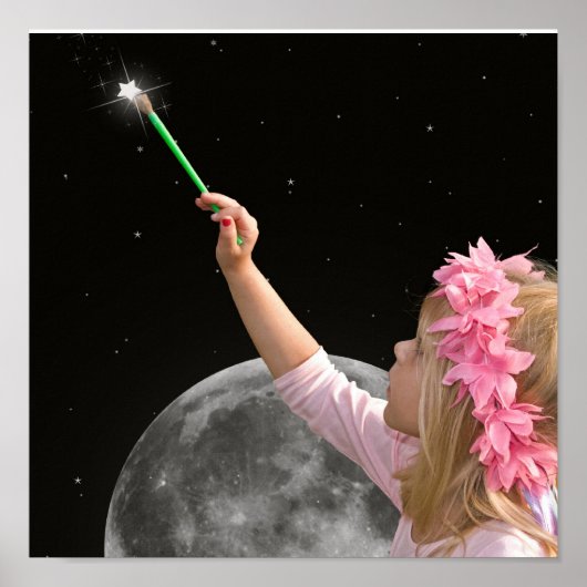 Den Himmel mit Sternen malen Poster (Vorne)