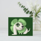 Den Hund schließen Postkarte (Stehend Vorderseite)