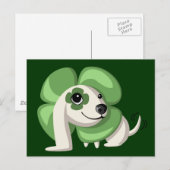 Den Hund schließen Postkarte (Vorne/Hinten)