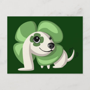 Den Hund schließen Postkarte