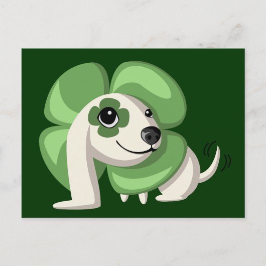 Den Hund schließen Postkarte (Vorderseite)