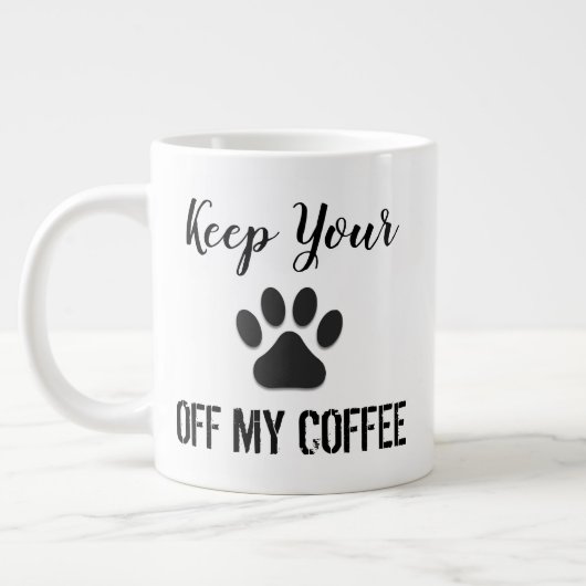 Den Kaffee aus der Tasse kleben (Links)