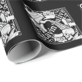 Den Kaffee reingießen! weiß Geschenkpapier (Rolleneckpunkt)