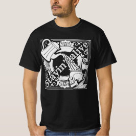 Den Kaffee reingießen! weiß T-Shirt