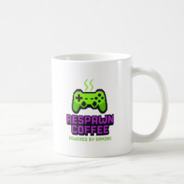 Den Kaffee wieder gepaart mit der Tasse des Gaming
