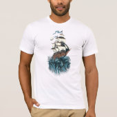 Den Kampf umarmen | Sailor Kämpfe Schiff Männer T-Shirt (Vorderseite)