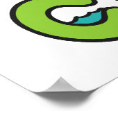 Den Klimawandel stoppen Poster (Ecke)