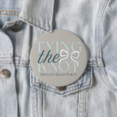 Den Knoten binden - elegantes Minimalistisches Hoc Button (Beispiel)