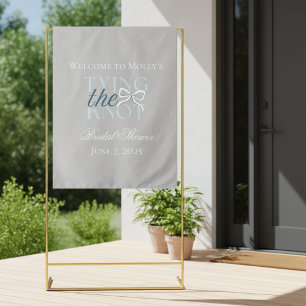 Den Knoten binden - elegantes Minimalistisches Hoc Wandteppich