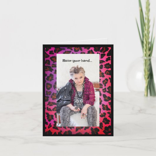 Den Kochweg beim Backen wegwerfen Karte (Vorderseite)