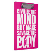 Den Körper retten, das Frauentraining Motivierend Klemmbrett (Rechts)