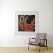 Den Kreis durchbrechen Vortex des Feuers Abstrakte Wandteppich (Beispiel (Horizontal))