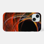 Den Kreislauf durchbrechen Vortex des Feuers Abstr iPhone 15 Hülle (Rückseite (Horizontal))
