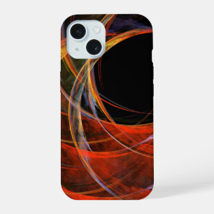 Den Kreislauf durchbrechen Vortex des Feuers Abstr iPhone 15 Hülle