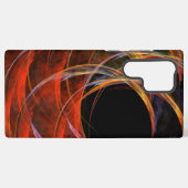 Den Kreislauf durchbrechen Vortex des Feuers Abstr Samsung Galaxy Hülle (Rückseite (Horizontal))