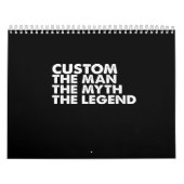 den Mann den Mythos der Legende Kalender (Titelbild)