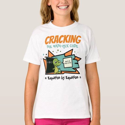 Den Math-Rex-Code knacken T-Shirt (Vorderseite)