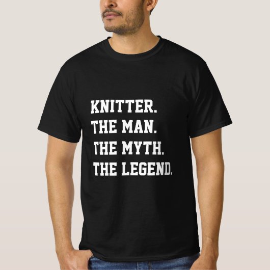 Den Menschen den Mythos den T - Shirt der Legende  (Vorderseite)
