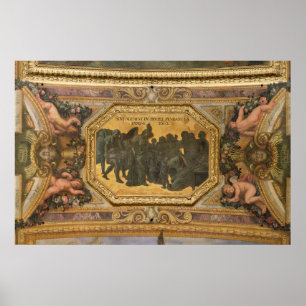 Den Menschen während der Hungersnot helfen Poster