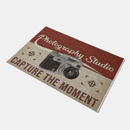 Den Moment erfassen, Fotografy Studio Fußmatte (Schrägansicht)