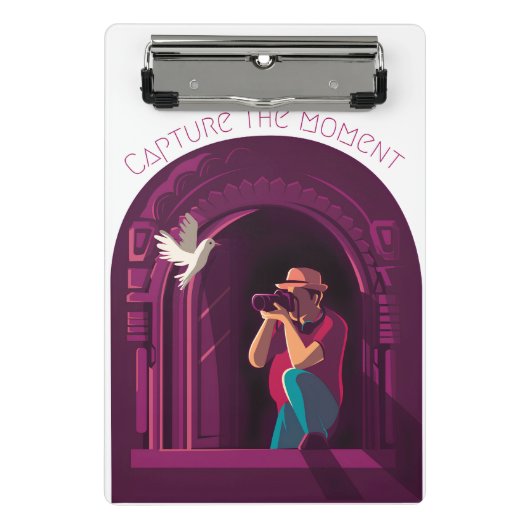 Den Moment erfassen Mini Klemmbrett (Vorderseite)