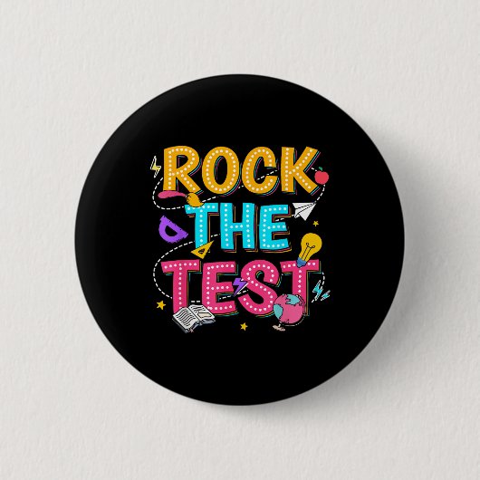 Den Motivierend Testtag für Lehrer ablegen Button (Vorderseite)