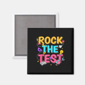 Den Motivierend Testtag für Lehrer ablegen Magnet (Vorderseite/Rückseite)