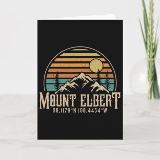 Den Mt. Elbert Colorado Mountain Mount Elbert best Karte