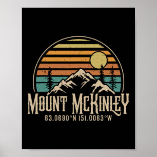 Den Mt. Mckinley besteigen Alaska Wandern Climbi M Poster