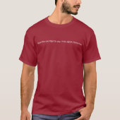Den Mut des dunklen T - Shirt haben (Vorderseite)