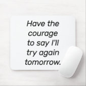 Den Mut-Maus-Pad haben Mousepad (Mit Mouse)