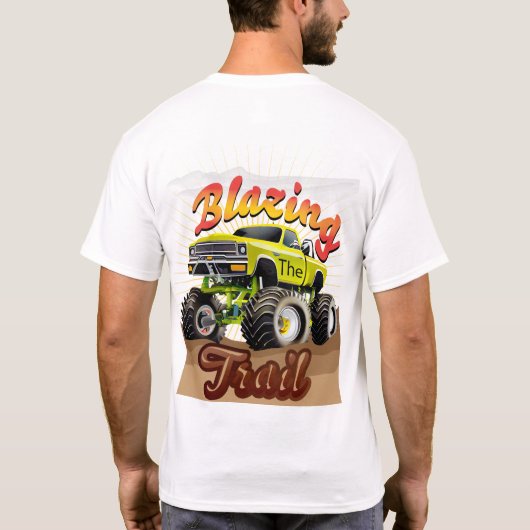 Den Namen des Lkw-Monsters löschen T-Shirt (Rückseite)