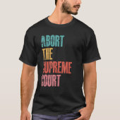 Den Obersten Gerichtshof für Frauenrechte abschaff T-Shirt (Vorderseite)