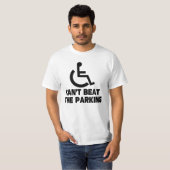 Den Parkrollstuhl nicht schlagen T-Shirt (Vorne ganz)