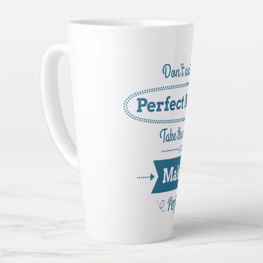 Den perfekten Augenblick schaffen Milchtasse (Linke Ecke)