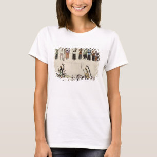 "Den Platz-Tanz glatt machend" (Tinte auf Papier) T-Shirt