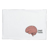 Den Power des Gehirns denken Kissenbezug (Rückseite)