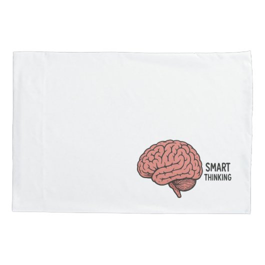 Den Power des Gehirns denken Kissenbezug (Rückseite)