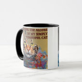 Den Reiz meiner schönen Katze erschaffen Tasse (Vorderseite Links)